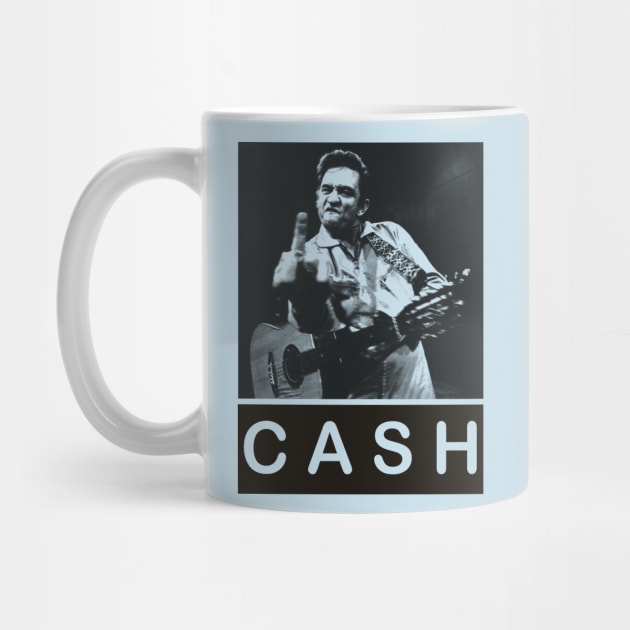 Cool Johnny Cash - Pencil Drawing Style by Unfluid